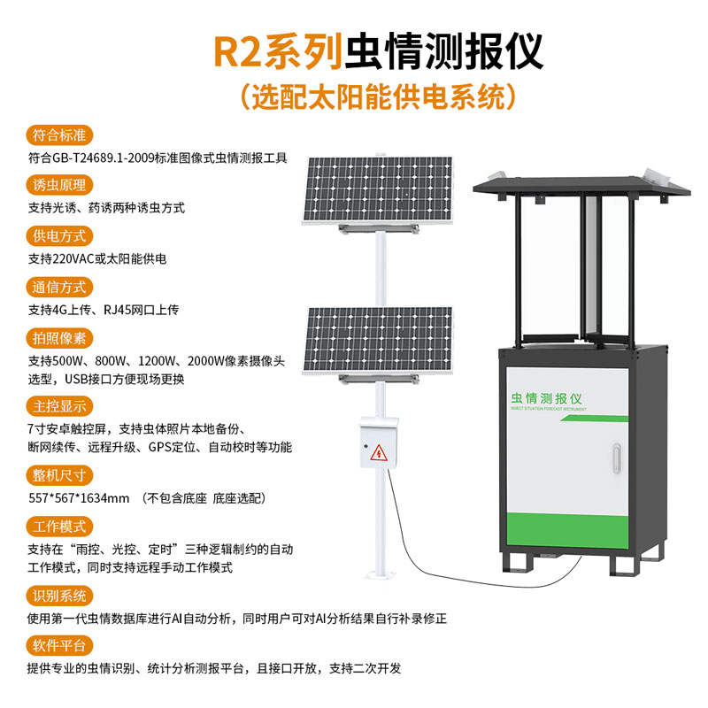 自動蟲情測報燈工作原理簡述